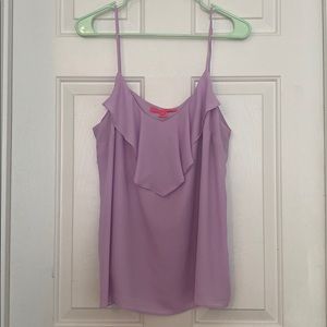 LP ruffle tank